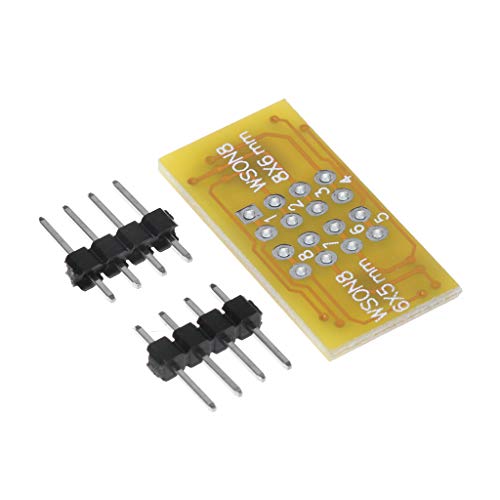Kodbww 1 x 2 WSON8 auf DIP8 Programmierer-Adapterplatine QFN8/DFN8 auf DIP8 & WSON8/MLF8 auf D PCB von Kodbww