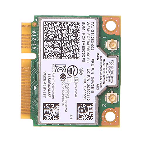 Kodbww Kabelloser K-Kartenadapter, kompatibel mit Thinkpad Wireless FRU 04W3815 7260HMW-BN 202004 Zubehör ABS von Kodbww