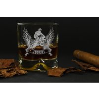 Whiskyglas Personalisiert Mit Name - Wunschgravur Motorrad Motocross von Kodelandia
