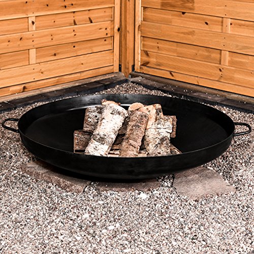 Garten Kumpel Klöpperboden mit Griffen Ø 79 cm Madrid Feuerschale Pflanzschale 41002 von Köhko