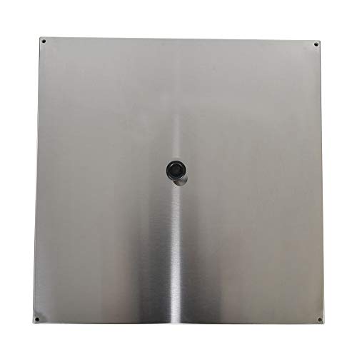 Köhko® Designer Bodenplatte für Pflanzrahmen aus Edelstahl als Bausatz QUADER 100x100cm von Köhko