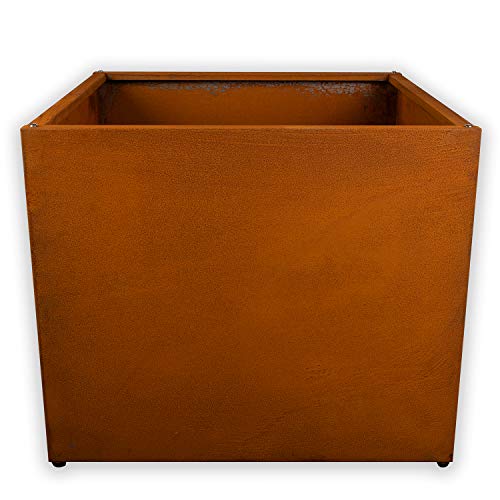 Köhko® Designer Pflanzrahmen (Ohne Boden) aus Cortenstahl als Bausatz QUADER 100x100x50 cm… von Köhko