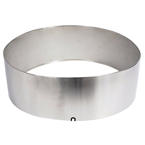 Köhko Beckenverkleidung aus Edelstahl für Wasserbecken 28002, Springbrunnen-Beckenumrandung aus Edelstahl, Edelstahlring Köhko Beckenverkleidung aus Edelstahl für Wasserbecken 28002, Springbrunnen-Beckenumrandung aus Edelstahl, Edelstahlring von Köhko