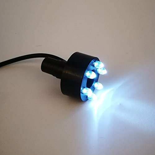 Köhko LED-Ring-Beleuchtung inkl. 2 Meter Anschlusskabel für Quellsteinbrunnen 29002 Kaltweiß von Köhko