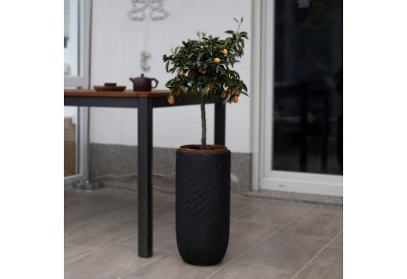 Köhko Pflanzkübel KÖHKO® Blumenkübel aus Fieberglas Pflanzkübel Rund Übertopf von Köhko