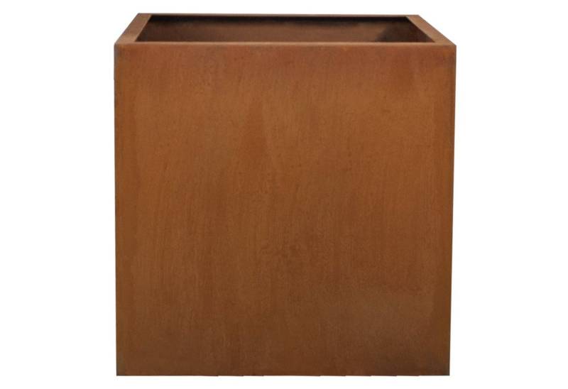 Köhko Pflanzkübel Blumenkübel aus Cortenstahl Pflanztopf in Edelrost-Optik Quadrat von Köhko