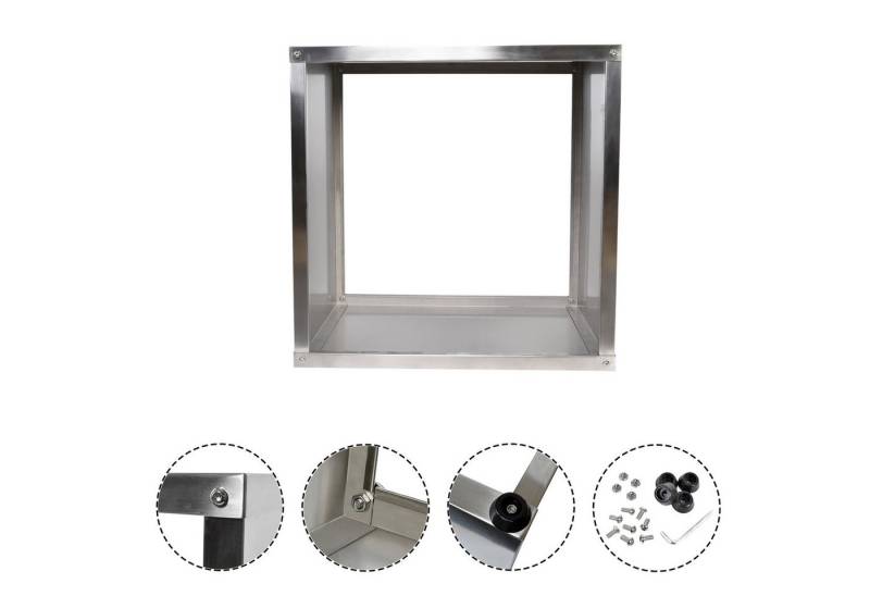 Köhko Pflanzkübel KÖHKO® Designer Hochbeet aus Edelstahl Pflanzgefäß QUADER von Köhko