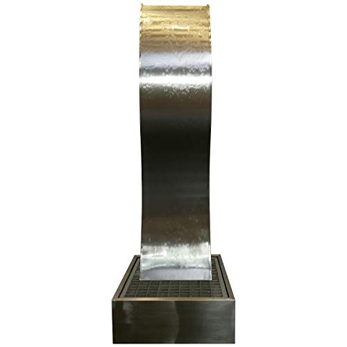 Köhko Wasserwand Höhe ca. 180 cm 26005 Wasserfall mit LED-Beleuchtung und Edelstahlbecken Köhko Wasserwand Höhe ca. 180 cm 26005 Wasserfall mit LED-Beleuchtung und Edelstahlbecken von Köhko