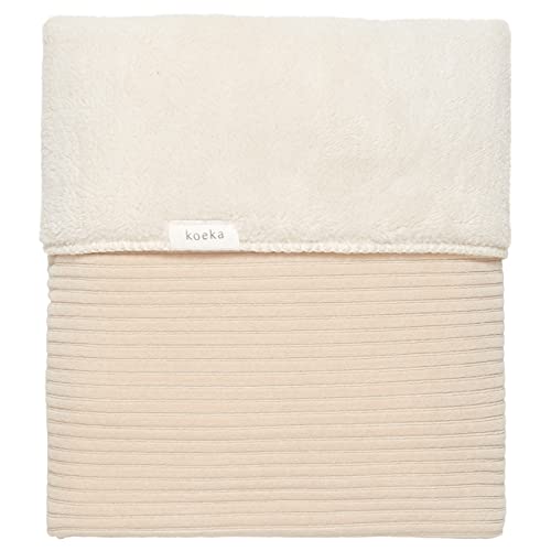 Koeka Einzelnedecke - Tagesdecke - Wohndecke - Plaid - Mit Teddyfutter - Vik - Kord - Weich - Abwaschbar - von Koeka