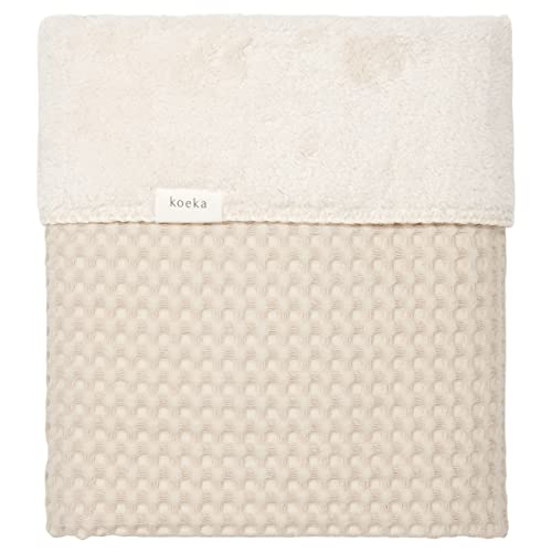 Koeka Kinderbettdecke - Schmusedecke - Kuscheldecke - Mit Teddy Gefuttert - Oslo - Aus Baumwolle - Abwaschbar - von Koeka