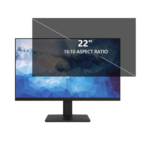 Koelaa Computer Blickschutzfolie 22 Zoll für 16:10 Seitenverhältnis Monitor, Computer Privacy Filter, Anti Blaulicht Blendschutz Displayschutz, Abnehmbarer Blickschutzfolie-22 (16:10) von Koelaa