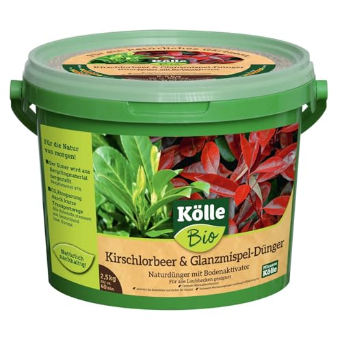 Bio Kirschlorbeer & Glanzmispel-Dünger, 2,5 kg von Kölle Bio