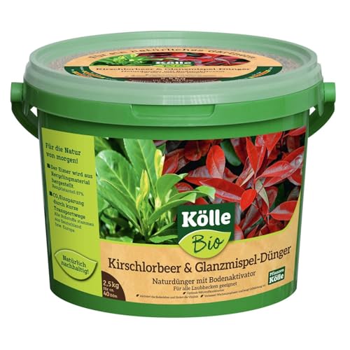 Bio Kirschlorbeer & Glanzmispel-Dünger, 2,5 kg von Kölle Bio