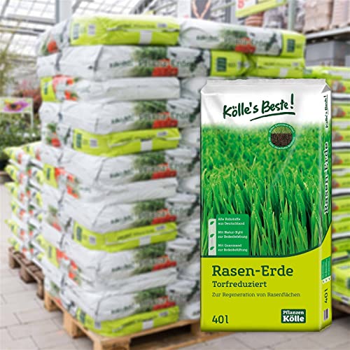 Kölle's Beste Rasenerde torfreduziert, 1200 Liter gesamt, 30 Sack à 40 Liter von Kölle's Beste!