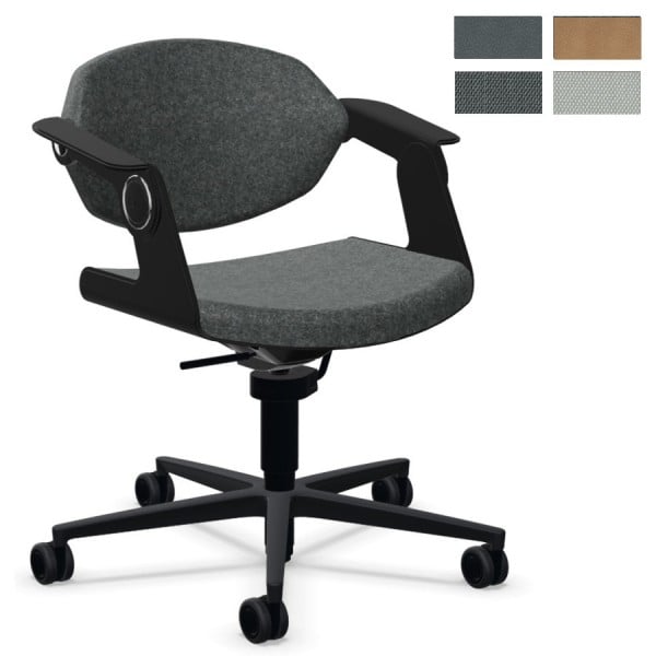 König + Neurath BALANCE.CHAIR Steh-Sitz-Stuhl beledert von König + Neurath