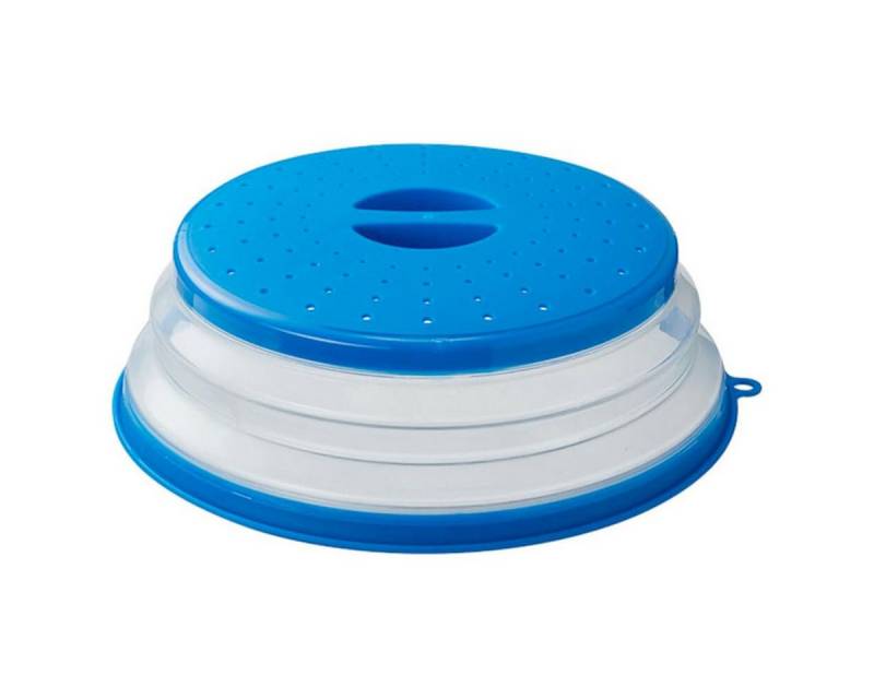 König Design Frischhaltedose Mikrowellen Abdeckung Faltbar 26 cm Abdeckhaube, Kunststoff, Mikrowellenabdeckung Mikrowellendeckel Faltbare Mikrowelle von König Design