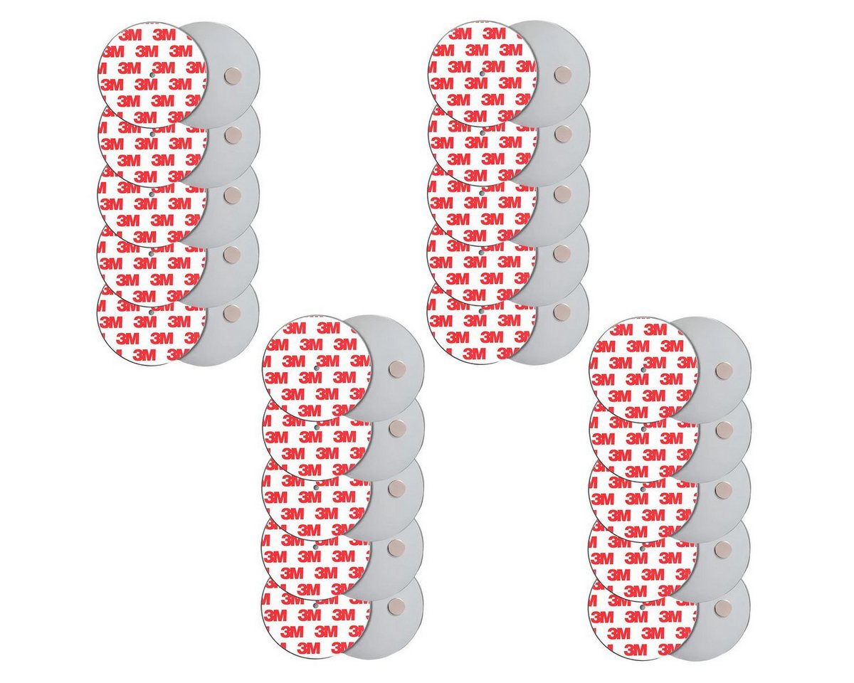 König Design Magnetische Befestigung für Rauchmelder (Feuermelder Befestigung Halterung Klebepad Neodym ohne Bohren) von König Design