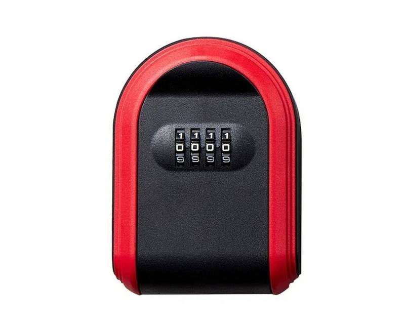 König Design Schlüsseltresor Schlüsselsafe mit 4-stelligem Zahlencode (Schlüsselversteck zur Wandmontage außen), Schlüsselbox Schlüsselsafe für Innen und Außen von König Design