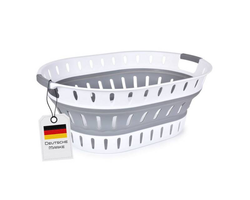 König Design Wäschekorb faltbar Wäschesammler Wäschebox Wäschetonne Organizer, Laundry Baskets Wäschewanne robust, platzsparend, Aufbewahrungskorb von König Design