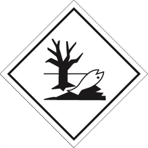 Aufkleber Gefahrzettel Umweltgefährdende Stoffe, Folie, 10x10 cm, 1 Stück Aufkleber Gefahrzettel Umweltgefährdende Stoffe, Folie, 10x10 cm, 1 Stück von König Werbeanlagen