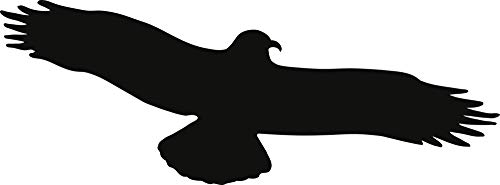 Aufkleber Piktogramm Vogel einzeln schwarz 13,0x33,0cm von König Werbeanlagen