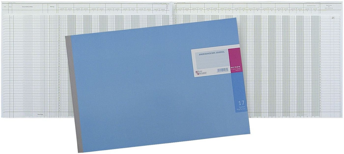König & Ebhardt Frischhaltebeutel Ebhardt 86-17679 Amerikanisches Journal mit Kopfleiste - 490 x 297 mm von König & Ebhardt
