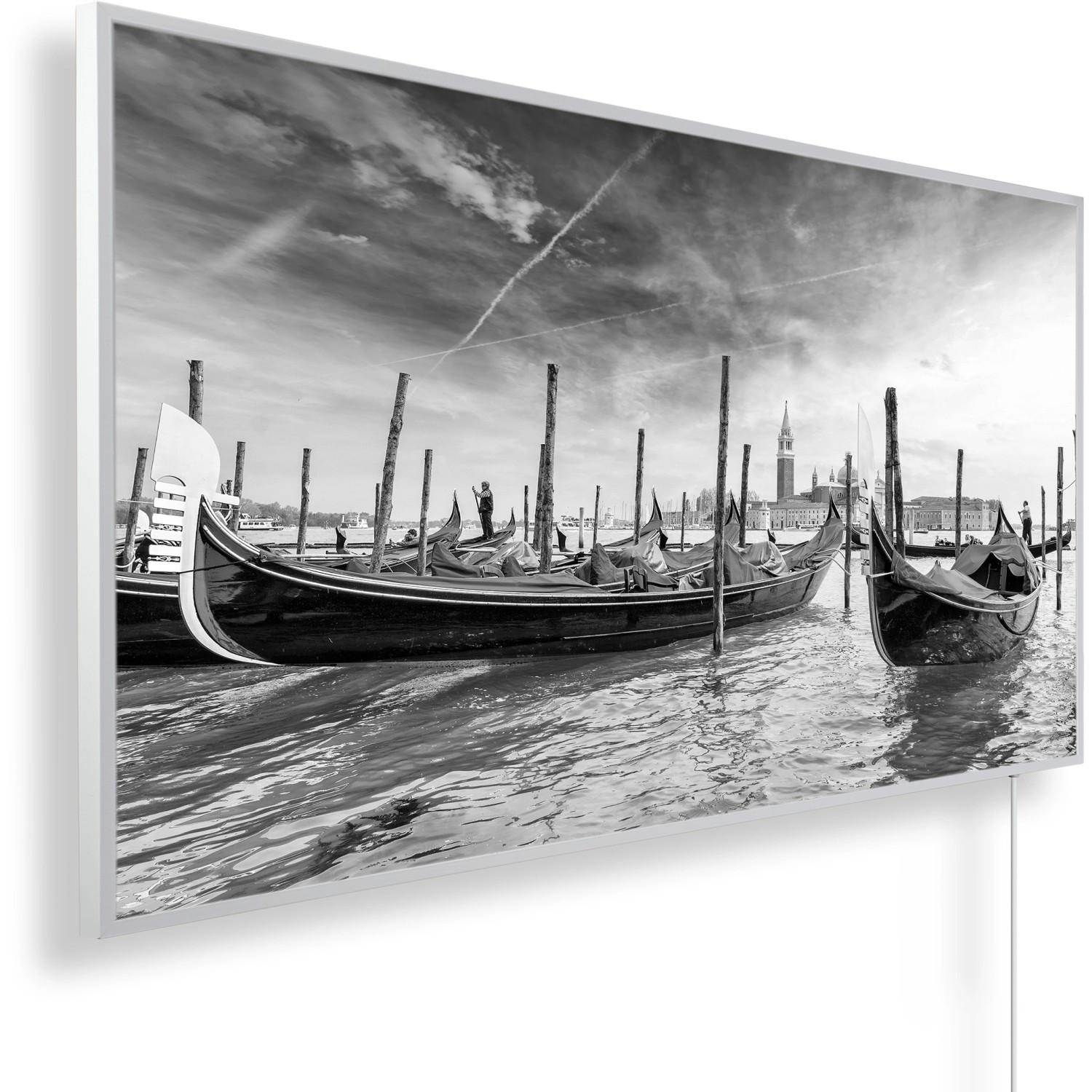 Könighaus Infrarotheizung Panorama-Serie 50 cm x 60 cm 300 W Aussicht Venedig von Könighaus Infrarot