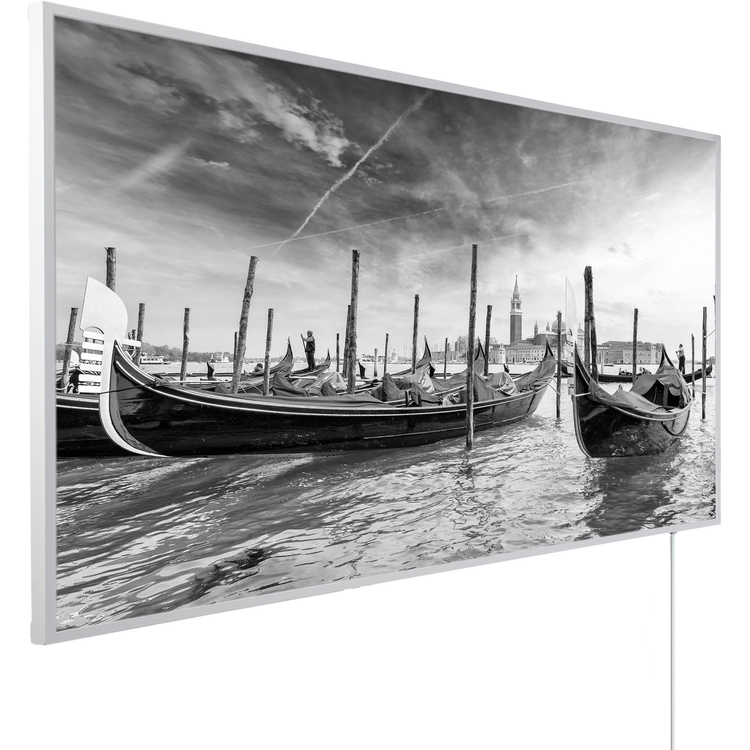 Könighaus Infrarotheizung Panorama-Serie 50 cm x 90 cm 450 W Aussicht Venedig von Könighaus Infrarot