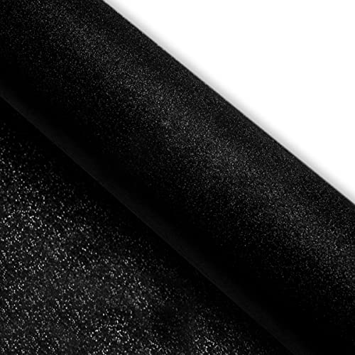 (8,55€/m2) Könighaus Diamand Glitter Schwarz Autofolie 300 x 152 cm blasenfrei mit Anleitung (Glitzer Folie) von Könighaus