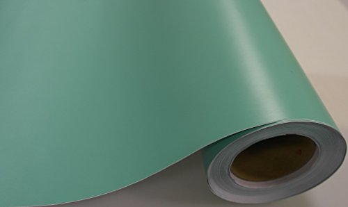 Könighaus (4,7/m2) Türkis Matt Autofolie 1400 x 152 cm mit Luftkanälen + Gratis Rakel inkl. Anleitung von Könighaus