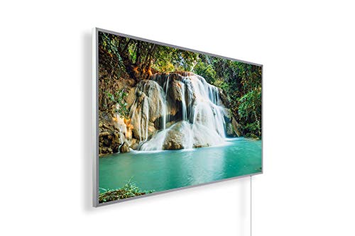 Könighaus 800W Infrarotheizung mit Bild in HD Qualität ✓ Energiesparend ✓ 5 Jahre Garantie ✓ Doppelter überhitzungsschutz ✓ Infrarot Wandheizung ✓ Motiv: 16. Wasserfall von Könighaus