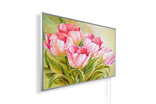 Könighaus 800W Infrarotheizung mit Bild in HD Qualität ✓ inkl. Thermostat ✓ 5 Jahre Garantie ✓ Doppelter überhitzungsschutz ✓ Infrarot Wandheizung ✓ Motiv: 185. Blumen von Könighaus