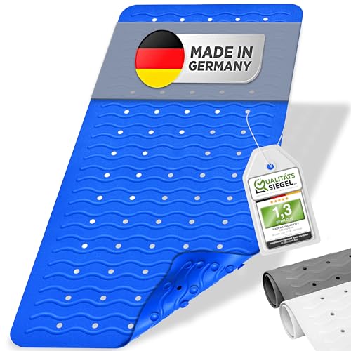 Königwerk Badewannenmatte rutschfest - 100% BPA frei [80x38cm] | Ohne PVC | Für puren Badespaß | Badematte Made in Germany | Antirutschmatte Badewanne - Ideal für Erwachsene & Kinder von Königwerk