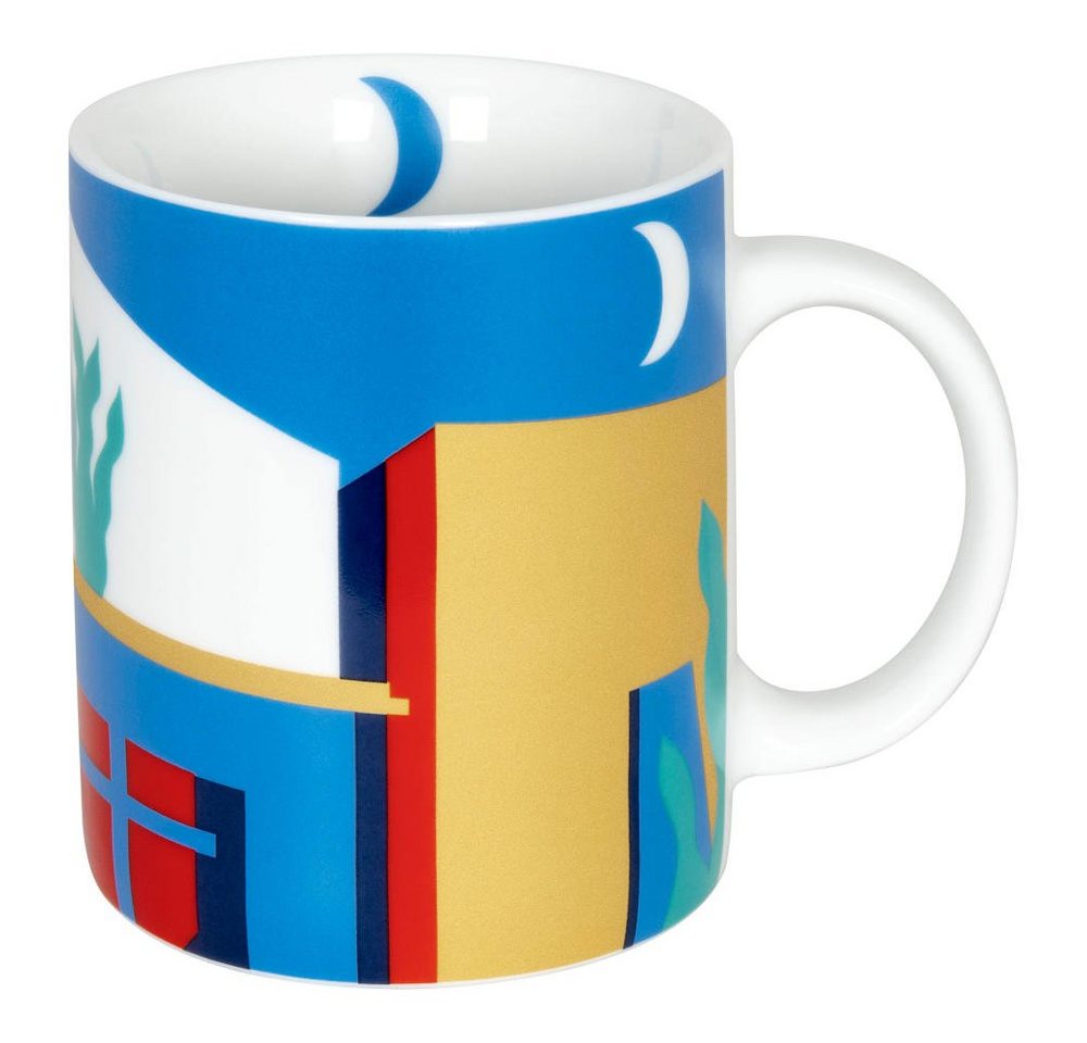 Könitz Becher City Mug Abstract City Santa Fe 200 ml, Porzellan von Könitz