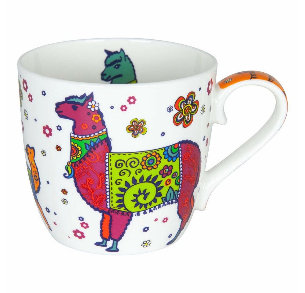 Könitz Becher Colourful Animals Lama 425 ml, Porzellan von Könitz