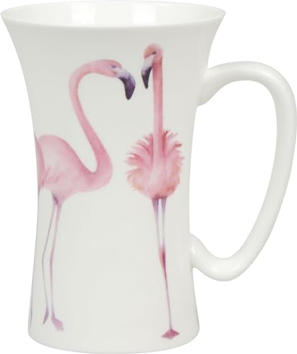 Könitz Becher Mega Mug Flamingo - 630 ml Bone China Porzellan von Könitz