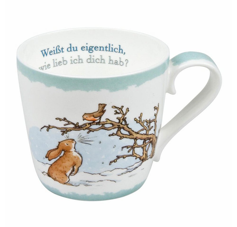 Könitz Becher Weißt Du Eigentlich - Winter 415 ml, New Bone China von Könitz