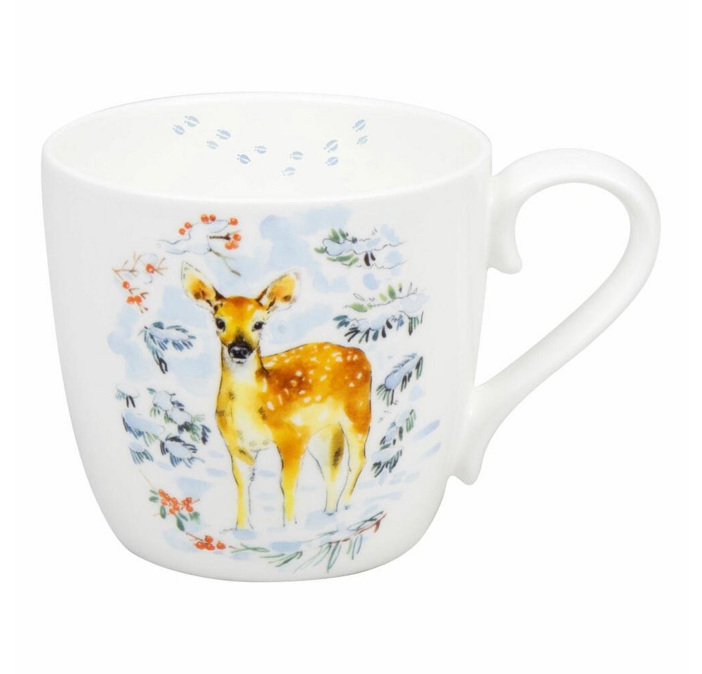 Könitz Becher Winter Fawn, 450 ml, Bone China von Könitz