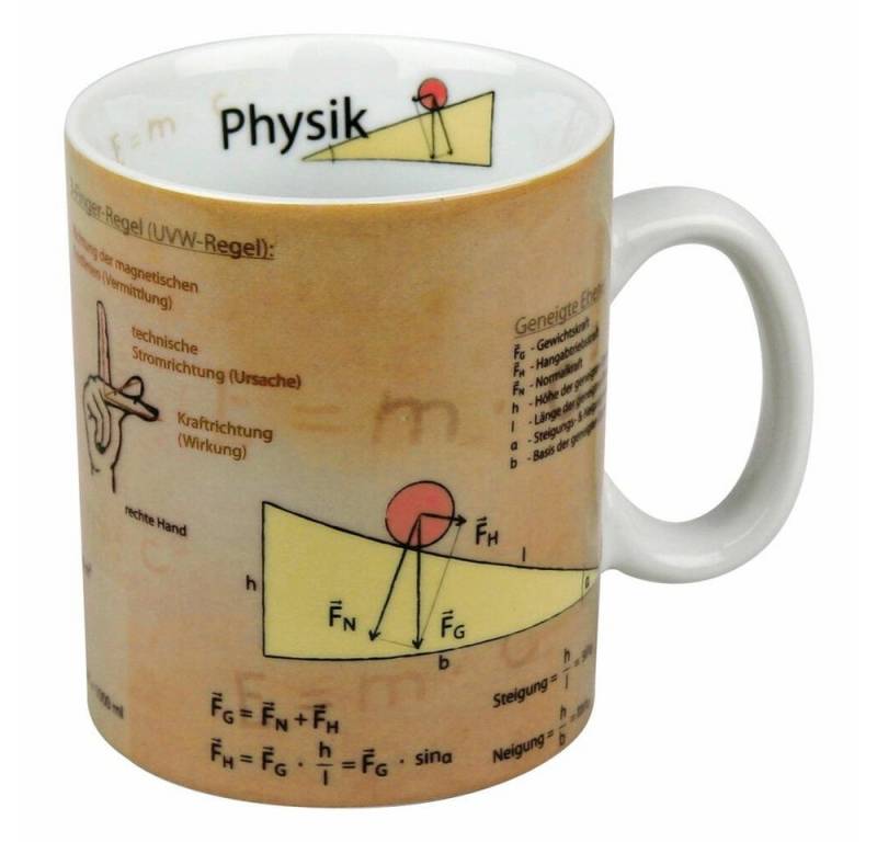Könitz Becher Wissensbecher Physik 460 ml, Porzellan von Könitz