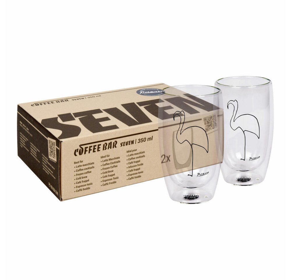Könitz Gläser-Set 2er Set Coffee Bar Seven - Picasso Le Flamand, Glas von Könitz