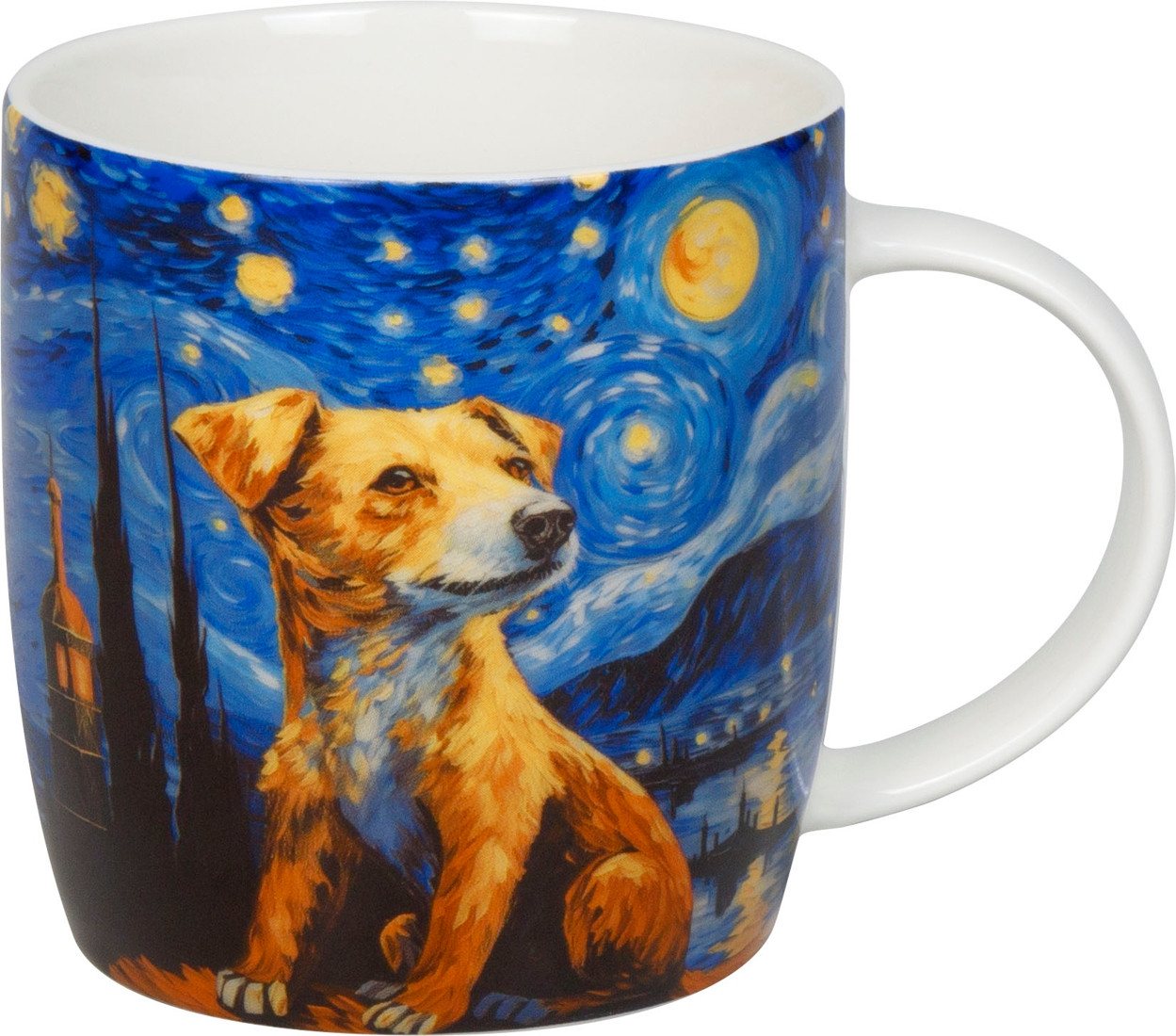 Könitz Tasse Arty Animals Van Gogh's Dog Hund 0,35 L Porzellan von Könitz