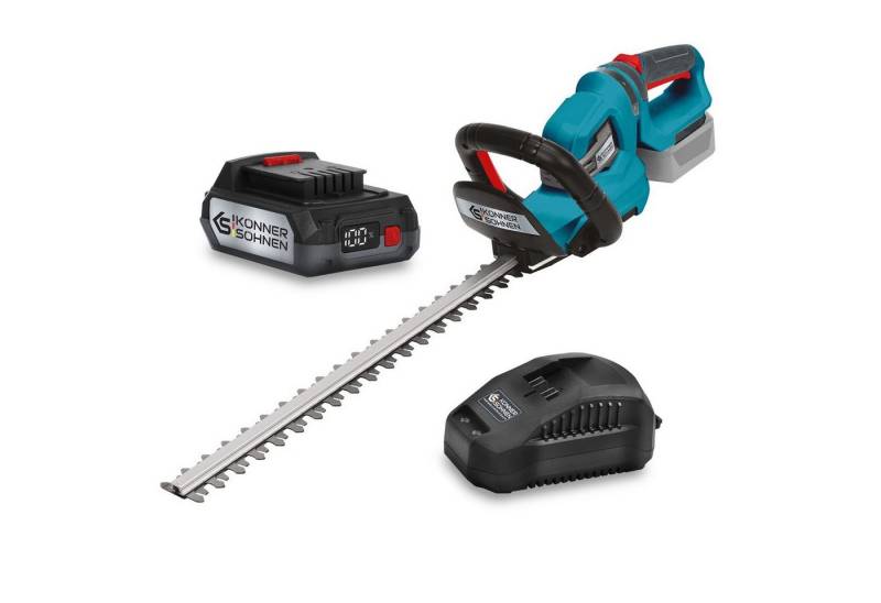 Könner & Söhnen Akku-Heckenschere KS HT-20V + KS C24A + KS 20V2-1, (1 St) von Könner & Söhnen