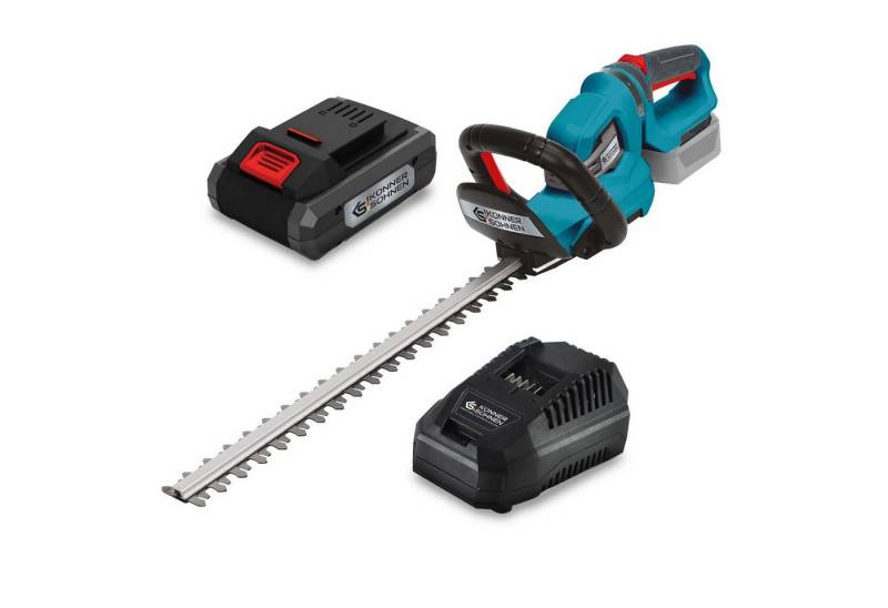 Könner & Söhnen Akku-Heckenschere KS HT-20V + KS C45A + KS 20V4-2, (1 St) von Könner & Söhnen