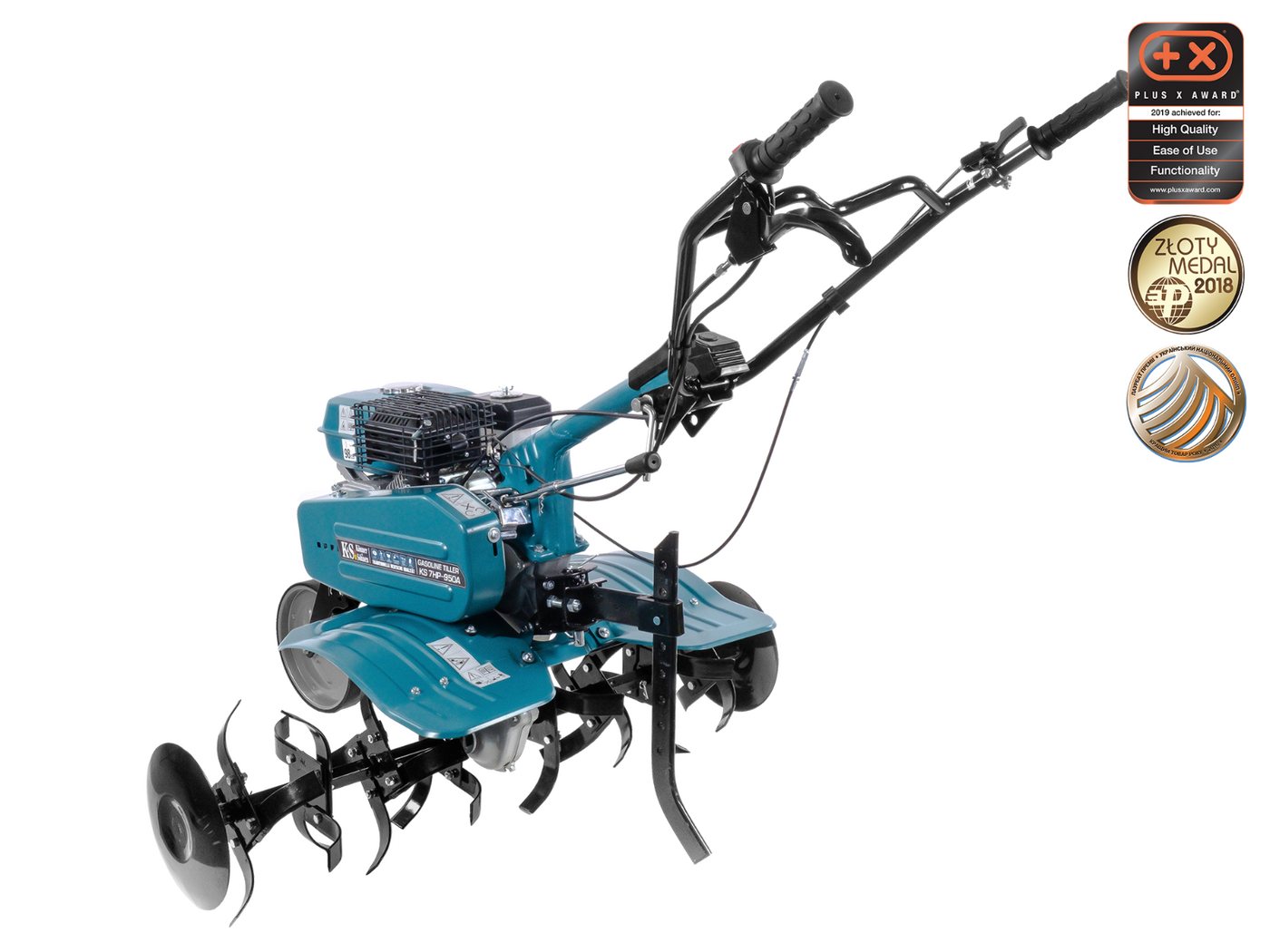 Könner & Söhnen Gartenpumpe KS 7HP-950A (1-tlg), Benzin-Bodenhacke Motorhacke Gartenfräse Bodenfräse von Könner & Söhnen