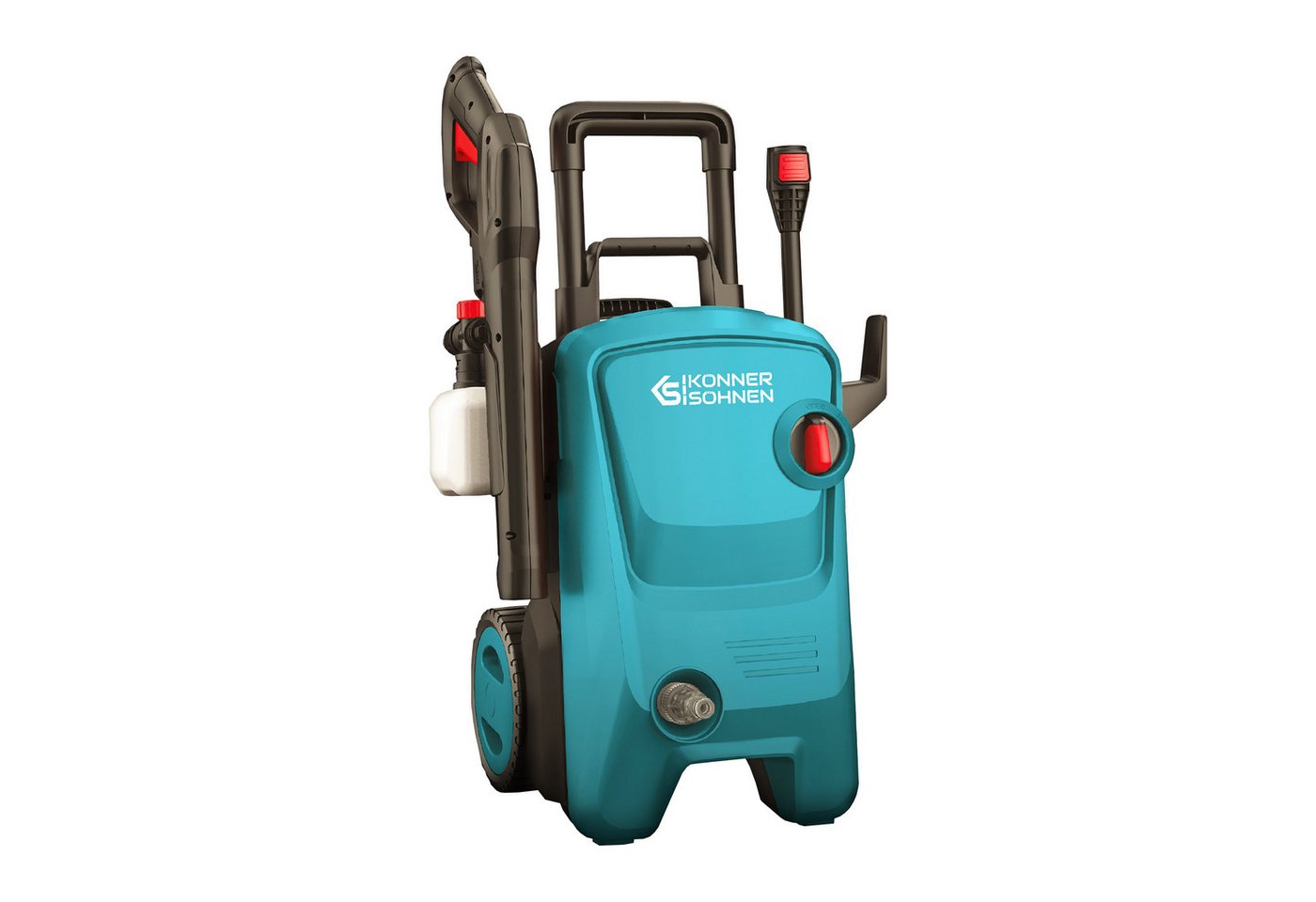 Könner & Söhnen Hochdruckreiniger KS PW145V, Druck max: 145 bar, (1 tlg), mit Teleskopgriff, Auto-Start/Stopp-System, Schlauchtrommel von Könner & Söhnen