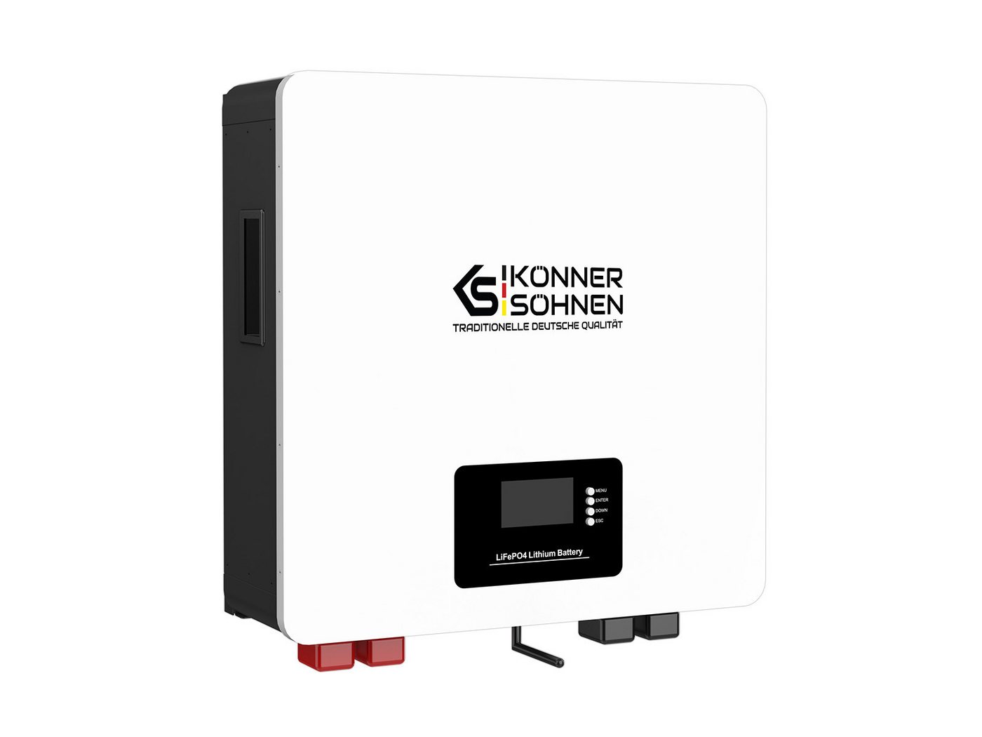 Könner & Söhnen KS LB 24–100 Solarakkus maximaler Lade-/Entladestrom 100A (1C), integriertes BMS-Managementsystem (1 St), hohe Ladegeschwindigkeit, Möglichkeit des Parallelbetriebs von Könner & Söhnen