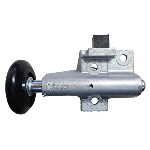 Hörmann Rollenhalter/Laufrolle (links) kugelgelagert für N80 Schwingtor mit Halter, Stopper und verschiebbarer Laufrolle von Koeppen Federn