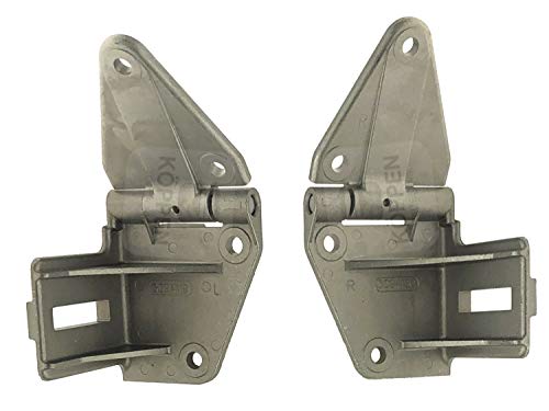 Sattie Hörmann Scharniergrundkörper Set seitlich links und rechts für Hörmann Sektionaltor LTE20 LPU20, Einfach, Legierter Stahl, 1 Stück von Koeppen Federn