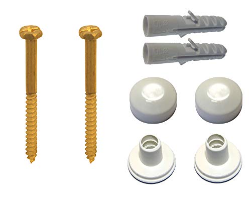 Köro WC-Befestigungssatz 2MF 6x70 Torx 25 ms, weiß, mit Dübeln von Köro