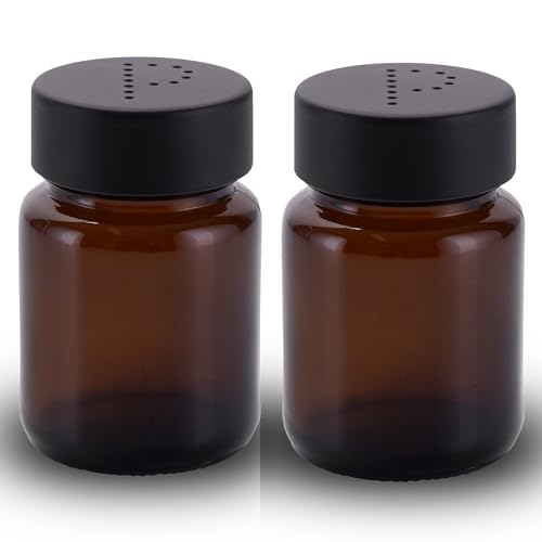 Koffs Design Salzstreuer und Pfefferstreuer Set aus Braunglas - Salt Shaker mit Edelstahl Deckel – Streuer für Pfeffer und Salz - Tischstreuer klein und modern - Pfeffer - 2 Stück Koffs Design Salzstreuer und Pfefferstreuer Set aus Braunglas - Salt Shaker mit Edelstahl Deckel – Streuer für Pfeffer und Salz - Tischstreuer klein und modern - Pfeffer - 2 Stück von Koffs Design